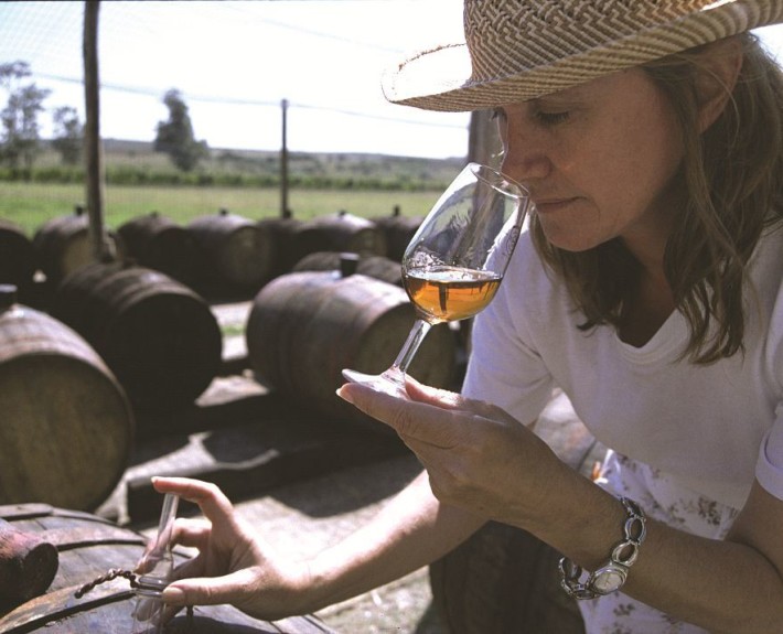 Uruguayan wine tasting.